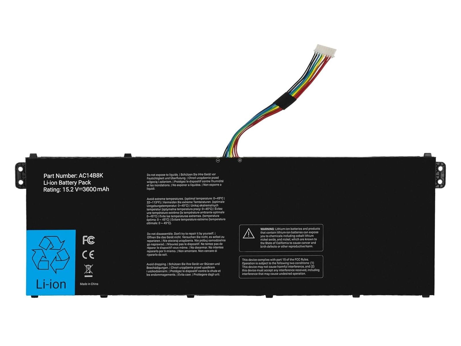 HYPERLIFE Acer Aspire A515-41, AC14B8K 4-Cell Notebook Bataryası