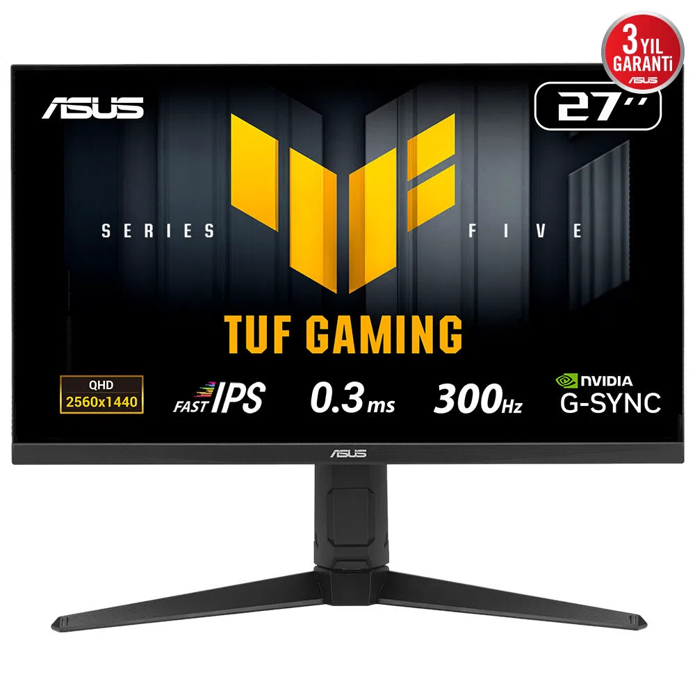 27 ASUS TUF GAMING VG27AQML5A 0.3MS 300HZ PIVOT HDR400 2K QHD FAST IPS GAMING