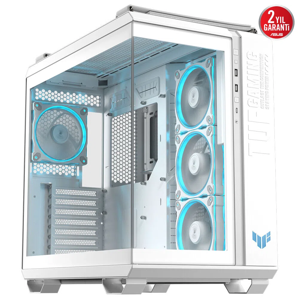 ASUS TUF Gaming GT502 Horizon Mid Tower Kasa Beyaz