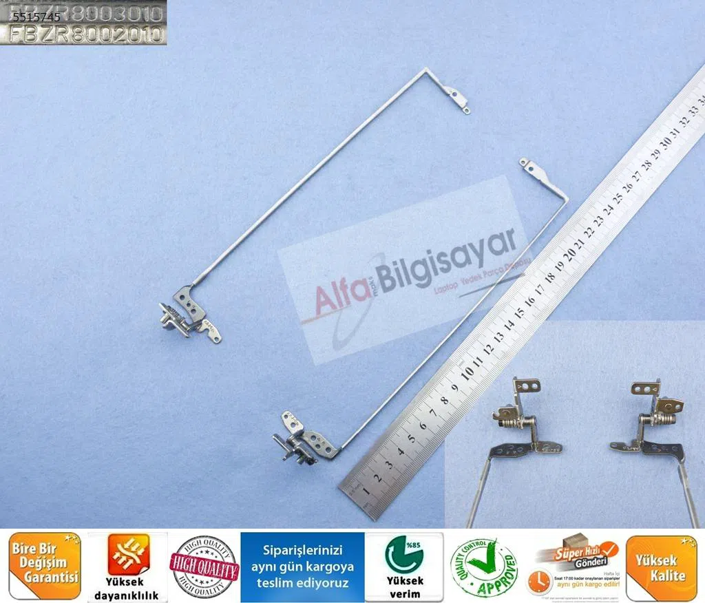 Acer 33.PTN07.002, 33.PTN07.003 menteşe Takımı Sağ Sol A+++