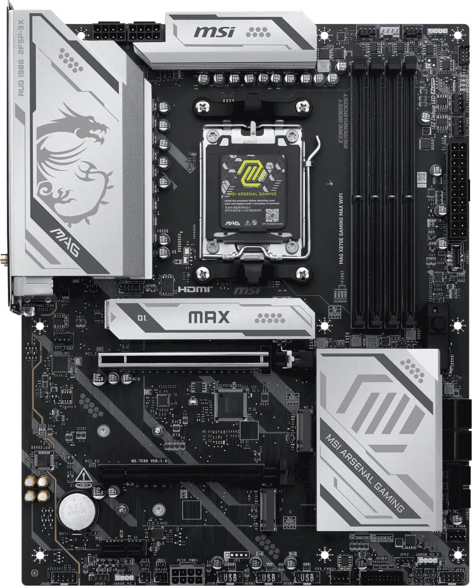 MSI MB MAG X870E GAMING MAX WIFI