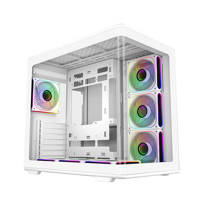 Cooler Master Elite 600 ARGB Beyaz ATX Kasa (PSU'suz)