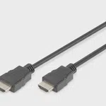 Digitus Altın Uçlu HDMI Kablo 3 m Siyah Full HD