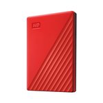WD MY PASSPORT 2T(THIN) RED 2.5" 128 M