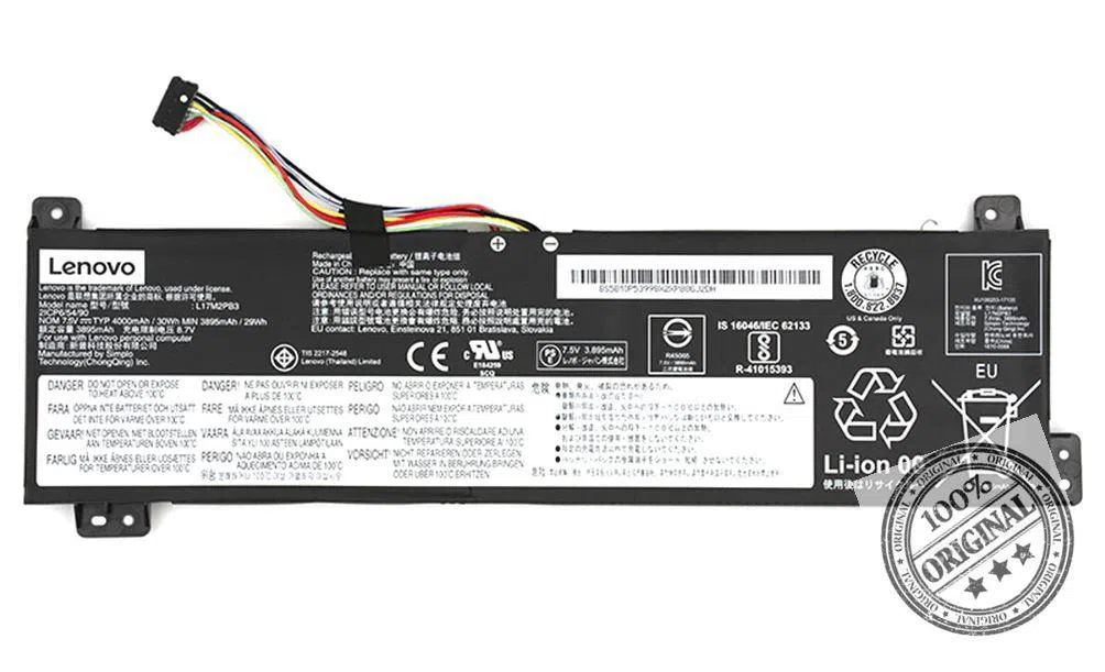 Lenovo V130-15, V330-15 V530 L17M2PB3 L17L2PB3 L17C2PB3 batarya