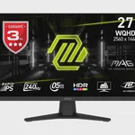MSI MAG 274QF X24 27" WQHD 240Hz Rapid IPS Monitör