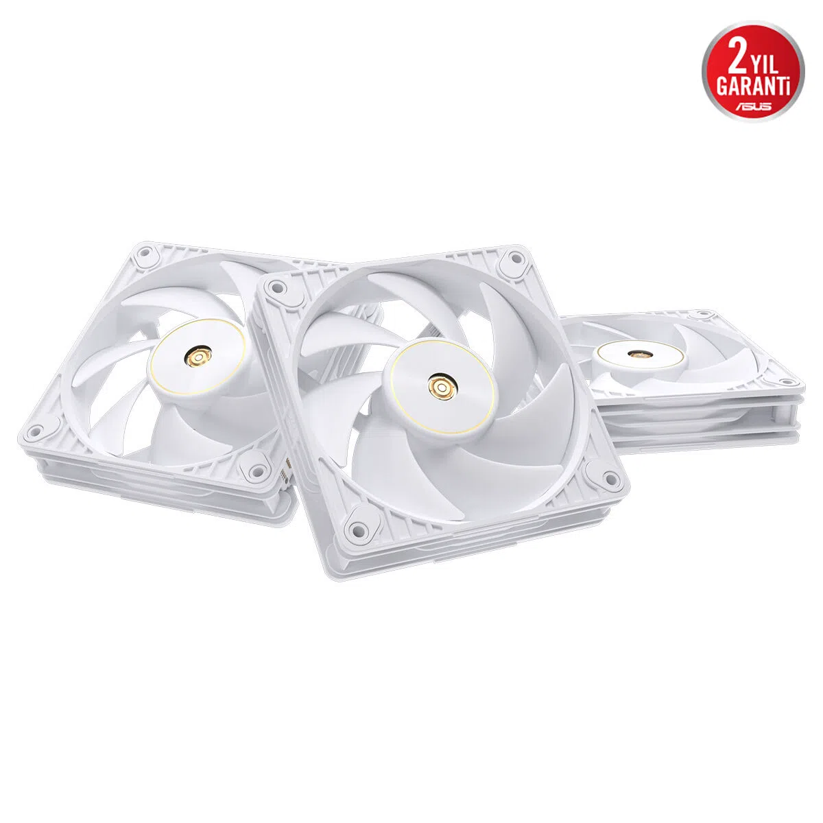 ASUS ProArt PF120 PWM 120mm Kasa Fanı Beyaz (3'lü Paket)