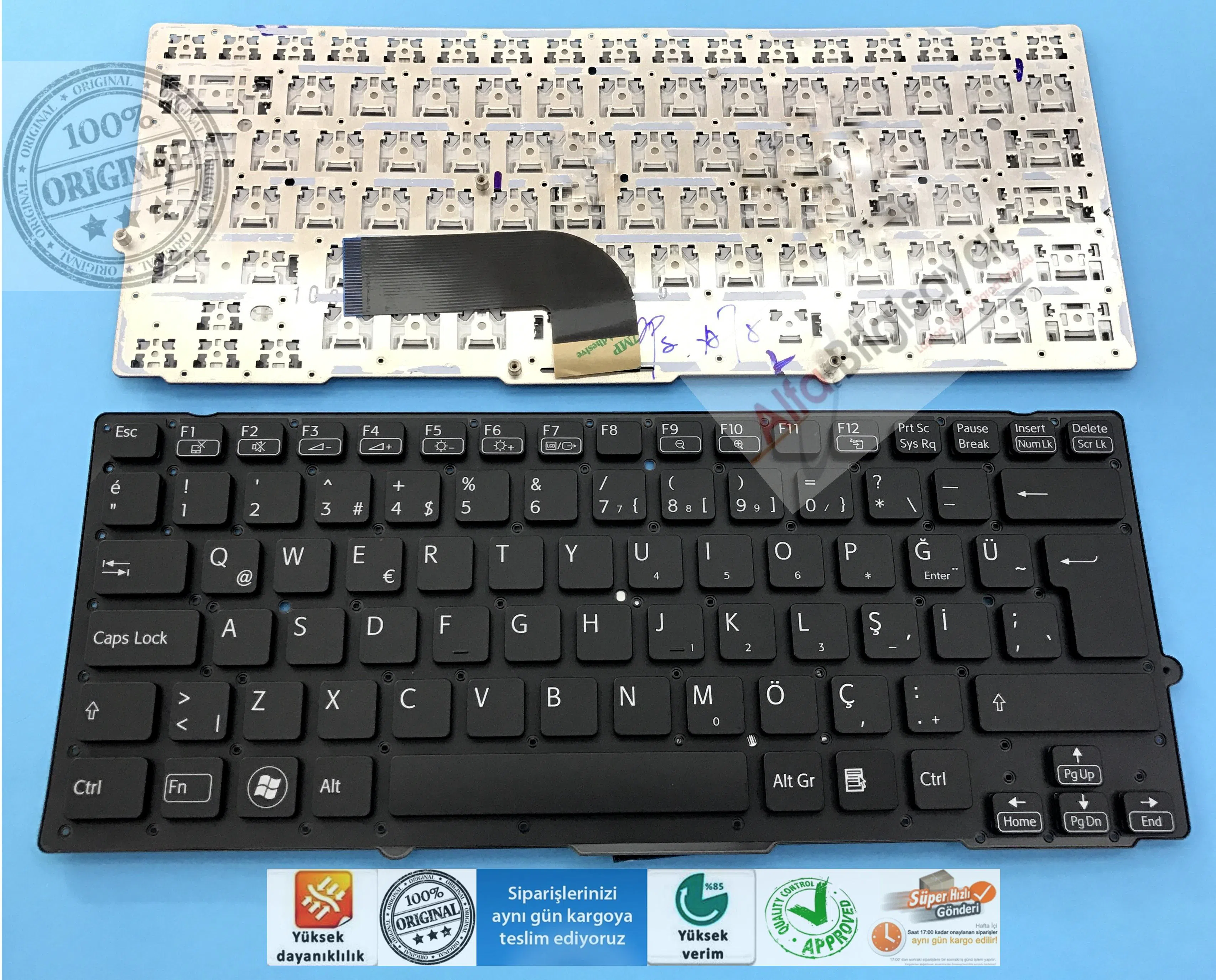 Sony VPCSA VPC-SA VPCSB VPC-SB VPCSD VPC-SD PCG-41211M Klavye