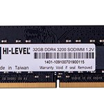 32GB DDR4 3200Mhz SODIMM 1.2V HLV-SOPC25600D4/32G HI-LEVEL