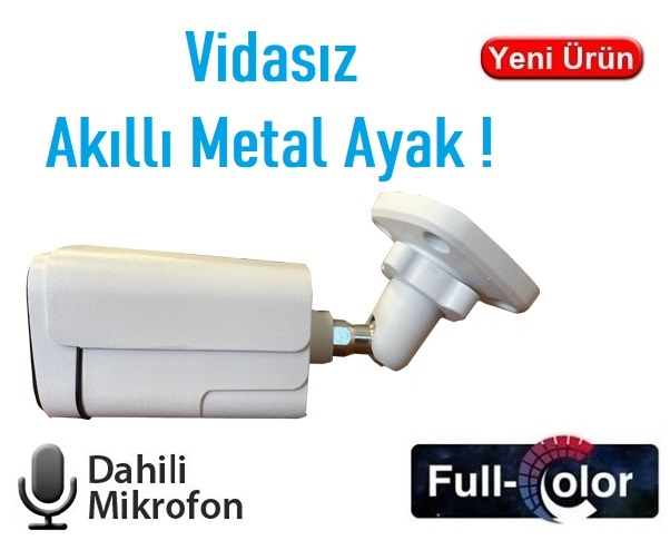 EZCOOL EZ-2315IPS 5MP 3.6MM FULLCOLOR SESLİ POE IP BULLET KAMERA