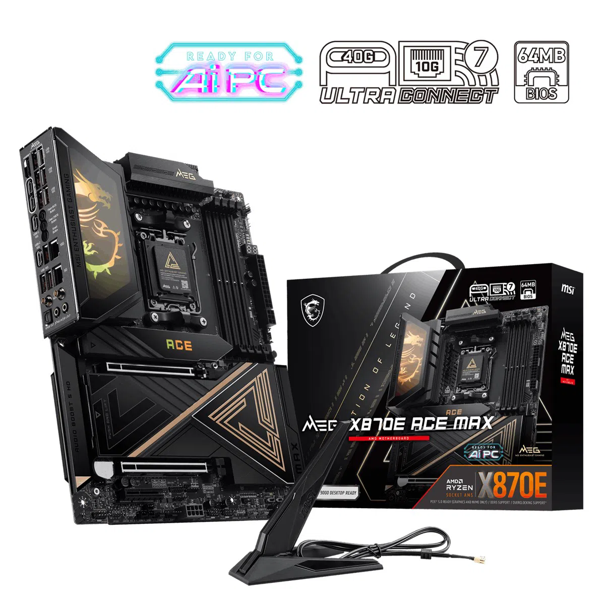 Msi MEG X870E Ace Max AM5 DDR5 ATX Anakart