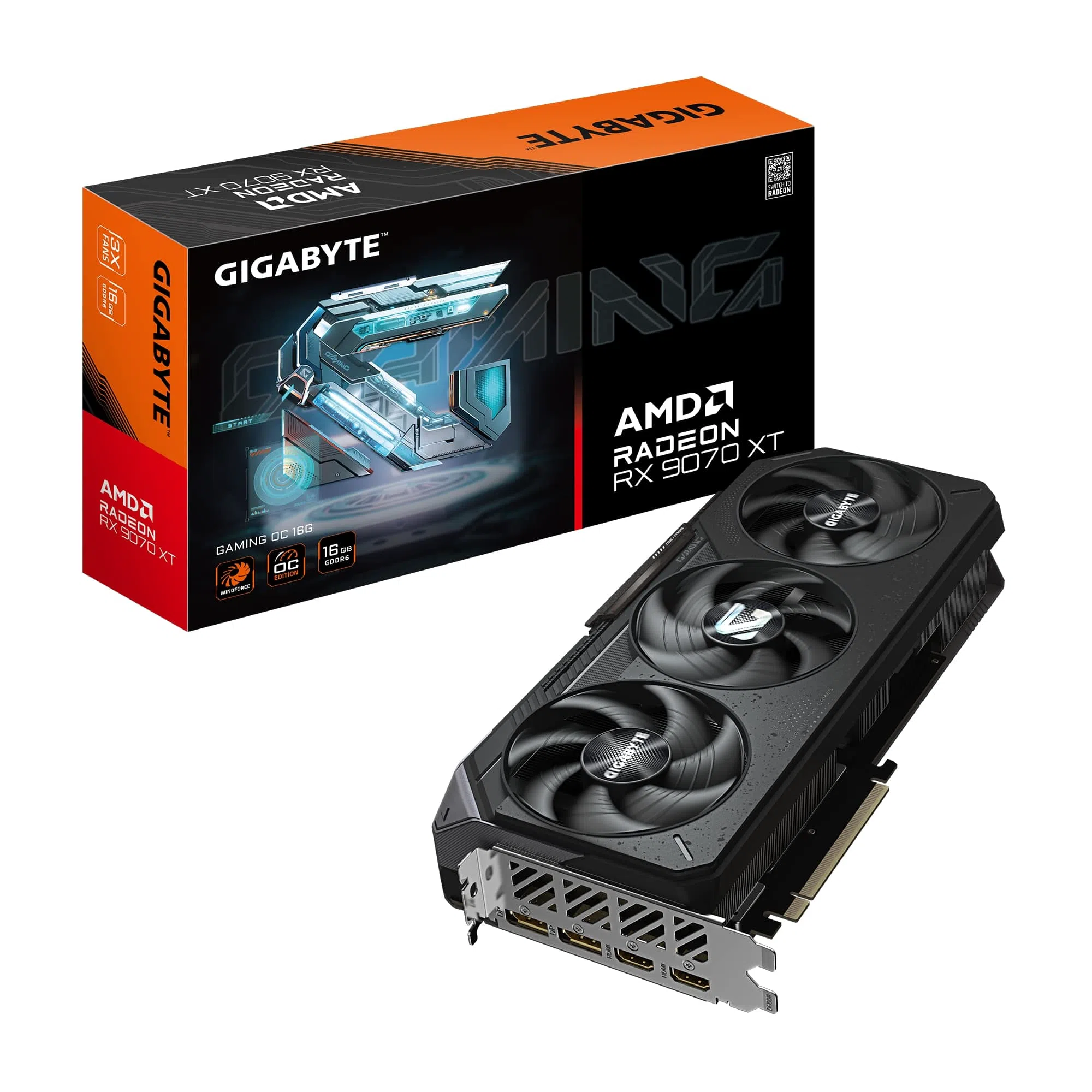 Gigabyte Radeon RX 9070 XT Gaming OC 16GB Ekran Kartı