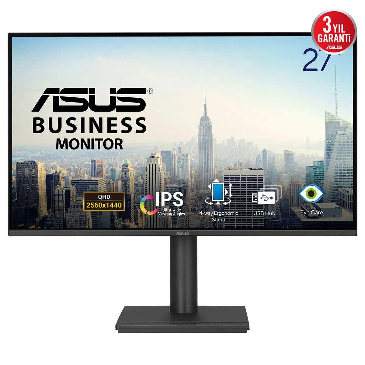 ASUS BE27AQ 27 inç WQHD IPS Monitör