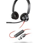 Poly Blackwire 3320 Stereo Mikrofonlu Kulaklık