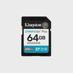 Kingston Canvas Go+ 64GB SDXC Hafıza Kartı 200MB/s (SDG4/64GB)