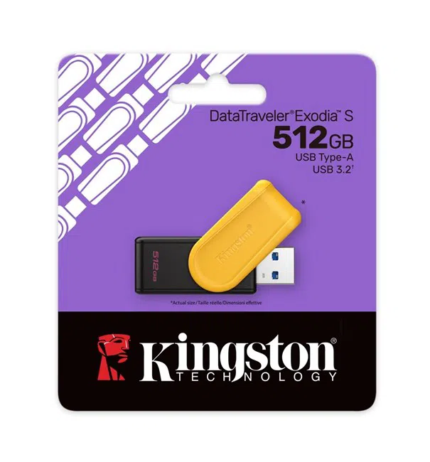 Kingston Exodia S DataTraveler 512GB USB Flash Bellek