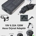 ORJINAL ASUS 120W 19V 6.32A AC Adapter for   Adaptör Şarj Cihazı  19v 6.32A 120w Notebook Adaptörü