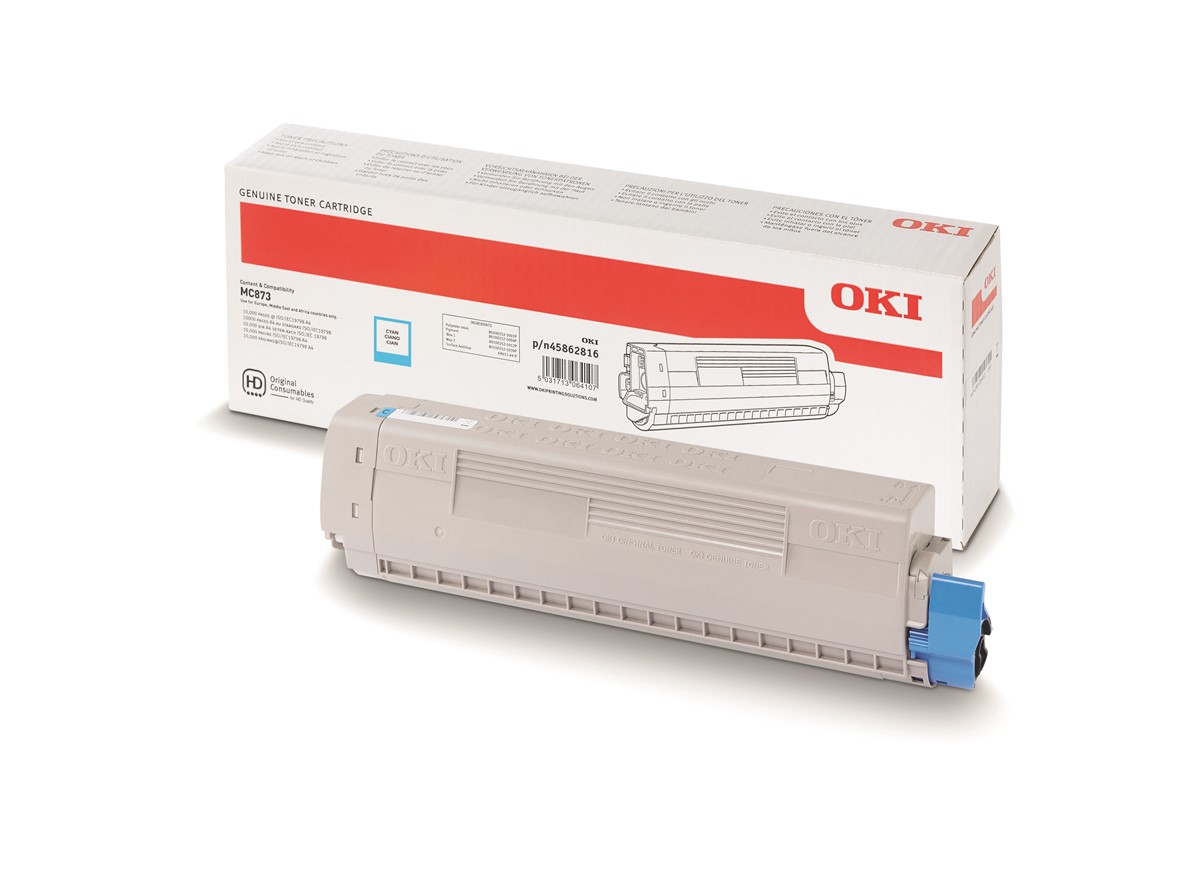 OKI 45862816 TONER-C-MC873-10K-NEU