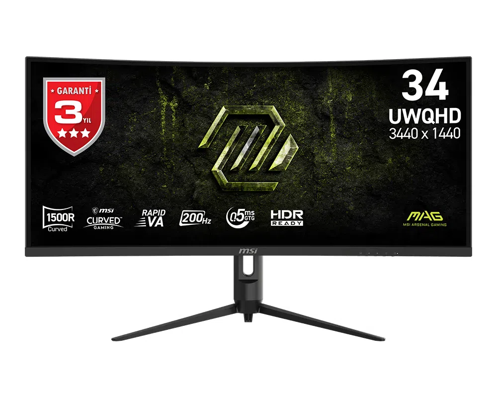 MSI MAG 342CQRF E20 34" Curved Gaming Monitör