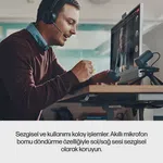 Poly Voyager Focus 2 Kablosuz Kulaklık ve Şarj Standı