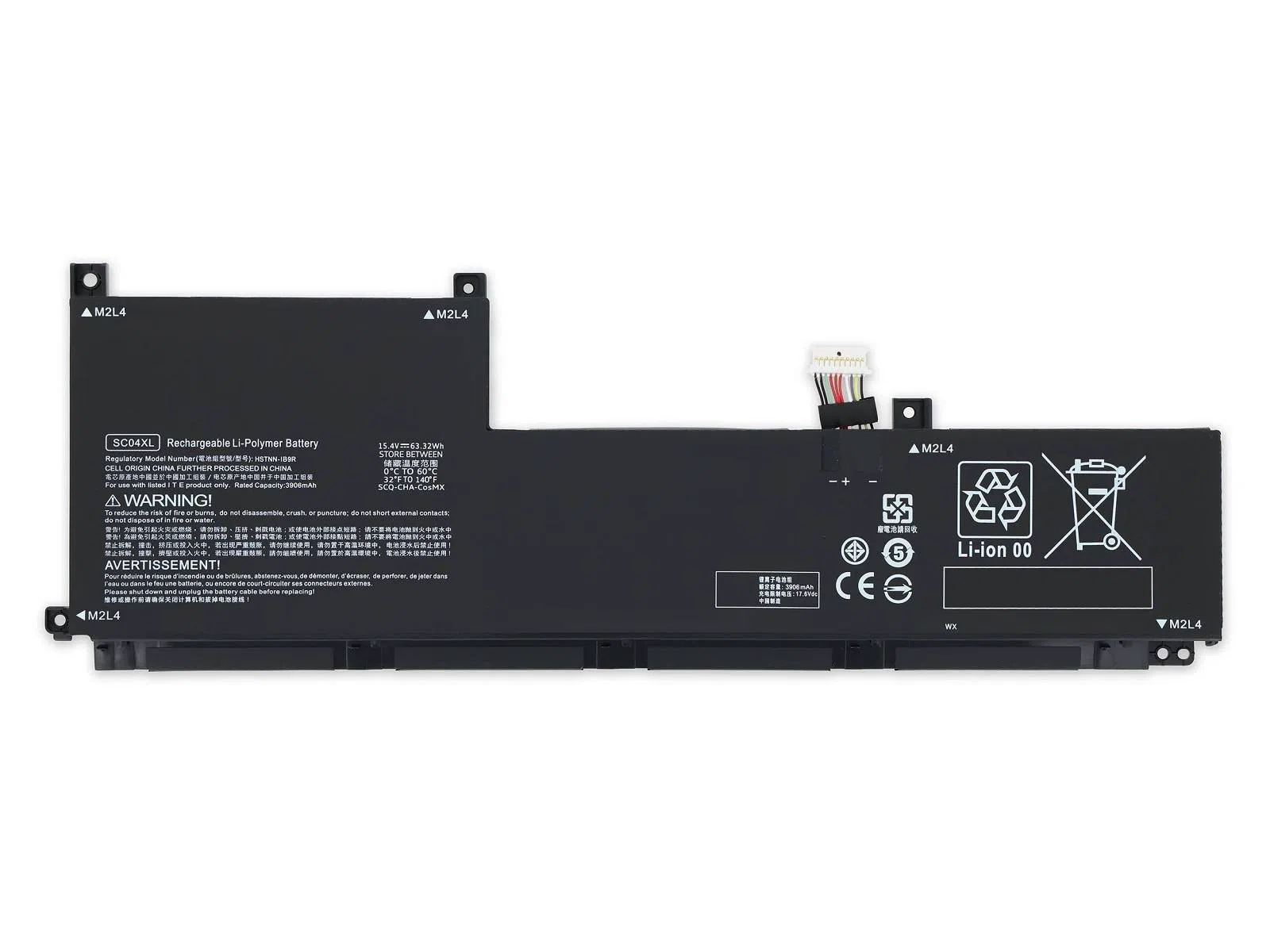 Retro HP Envy 14-eb0000 Notebook Bataryası 3500mah 54wh 15.4v 4 Cell SC04XL