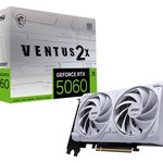 MSI GEFORCE RTX 5060 8G VENTUS 2X OC WHITE GDDR7 128B DX12 PCIE 5.0 X16 (3XDP 1XHDMI)