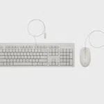 HP 225 Kablolu Klavye Mouse Set Beyaz (AW5S6AA)