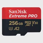 SanDisk Extreme Pro 256GB microSD Kart (140MB/s)