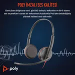 Poly Blackwire 3325 USB Stereo Mikrofonlu Kulaklık