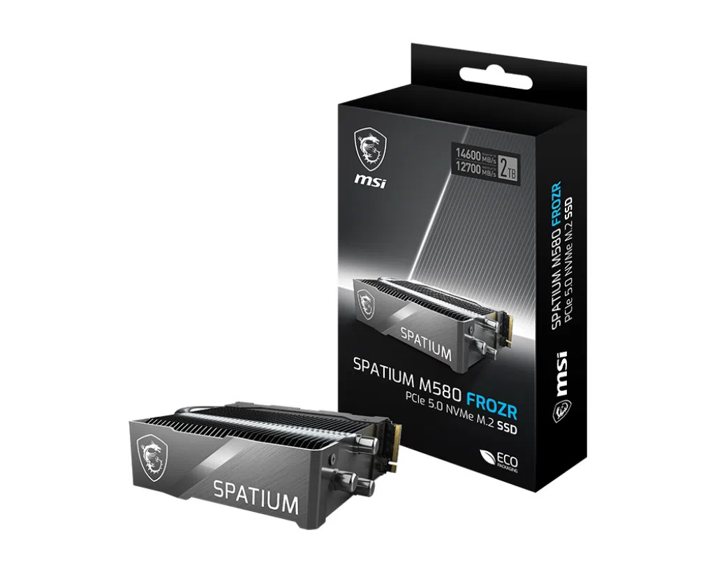 MSI SSD M580 PCIe 5.0 NVMe M.2 2TB FROZR