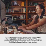 Poly Voyager Focus 2 Kablosuz Kulaklık ve Şarj Standı