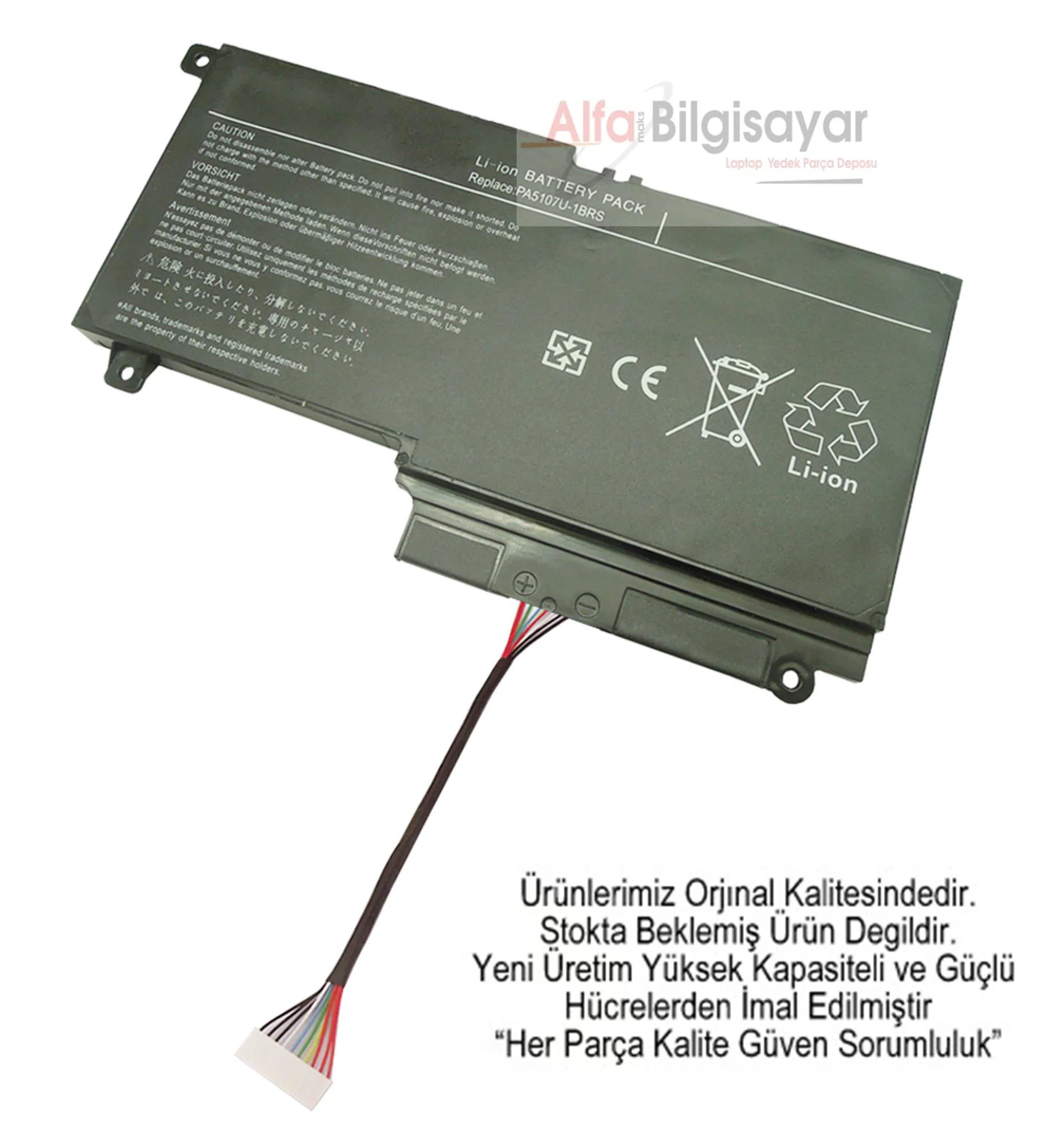 Toshiba Satellite PA5107U-1BRS BATARYA PİL 1.KALİTE GÜÇLÜ GÜVENLİ AKÜ A++
