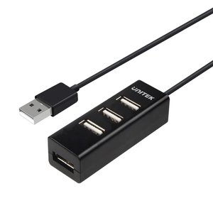UNITEK TYPE-A TO 4 PORT USB HUB 80CM KABLO(Y-2140)