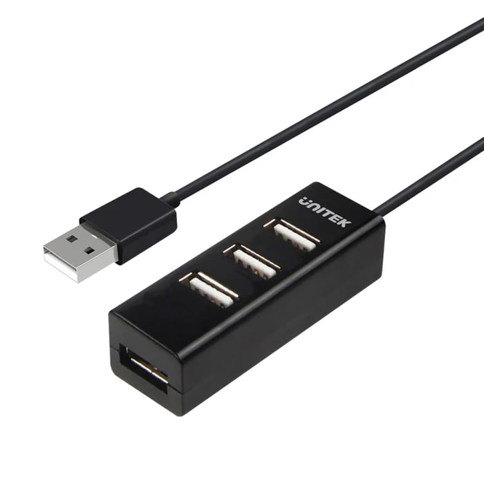 UNITEK TYPE-A TO 4 PORT USB HUB 80CM KABLO(Y-2140)