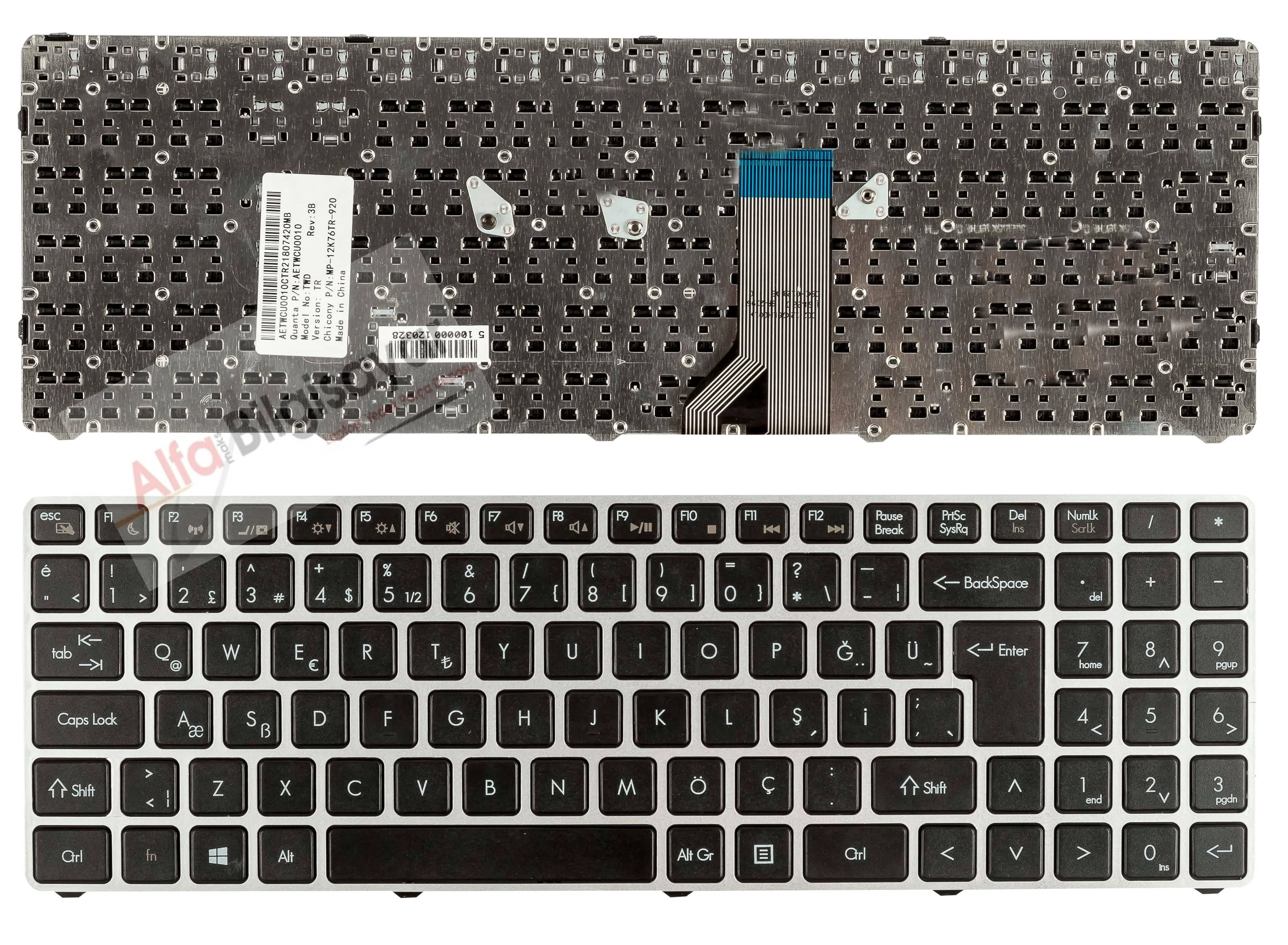 Grundig Q5V Twd 1588 1565 1567 Mp-12K76Tq-9202 Aetwda00010 Klavye  