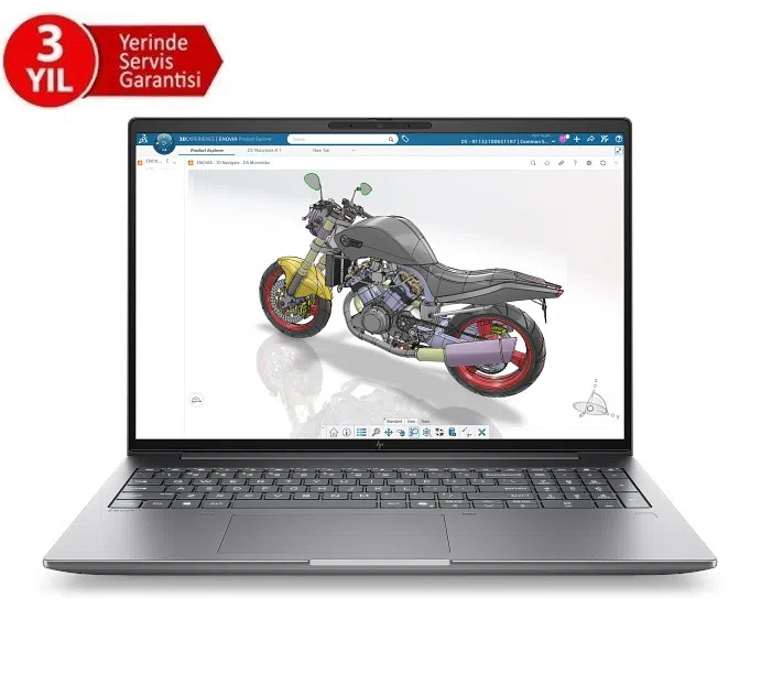 HP ZBook X G2i Ultra 7 366H 32GB 1TB SSD 16'' İş İstasyonu