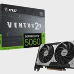 MSI GeForce RTX 5060 8G Ventus 2X OC Ekran Kartı
