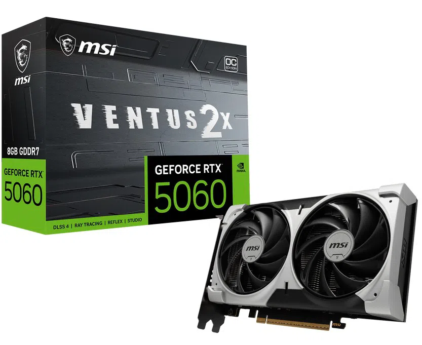 MSI GEFORCE RTX 5060 8G VENTUS 2X OC V1