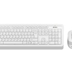 A4-Tech Kablosuz Set Beyaz (FG1010-B)