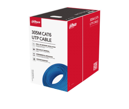Dahua DH-PFM923I-6UN-C Cat6 Bakır Kablo 305m (Mavi)