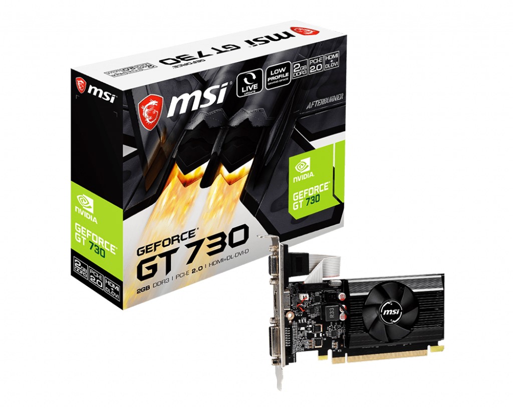 MSI N730K-2GD3/LP DDR3 2GB DL-DVI-D/HDMI 64BİT