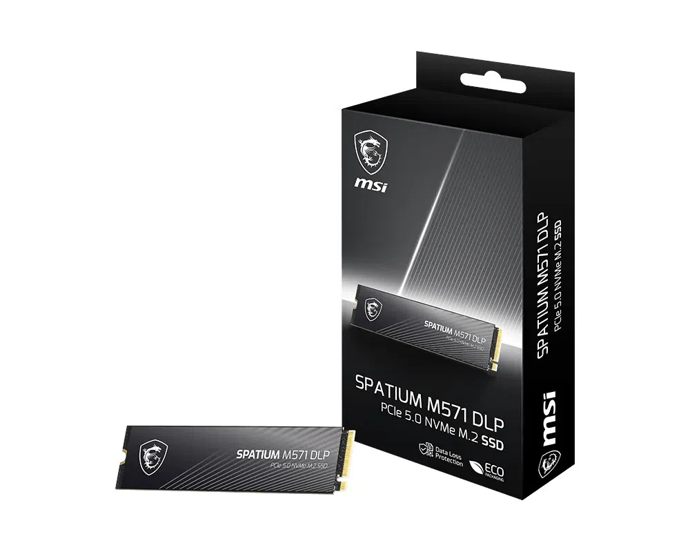 MSI Spatium M571 DLP 4TB PCIe 5.0 NVMe M.2 SSD