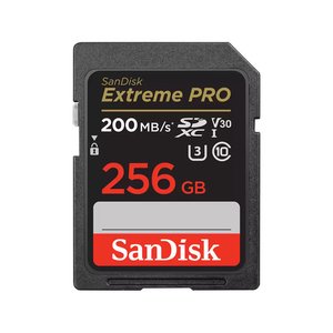 SanDisk Extreme Pro SD UHS I 256GB Card