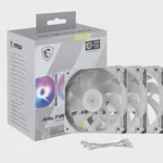 MSI MAG F120 ARGB Beyaz Kasa Fanı (3'lü)