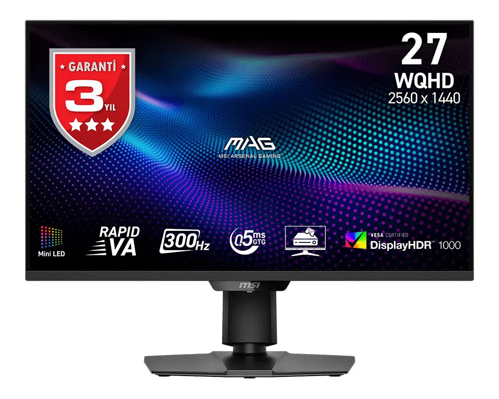 MSI MAG 274QPF X30MV 27 inç QHD Oyuncu Monitör