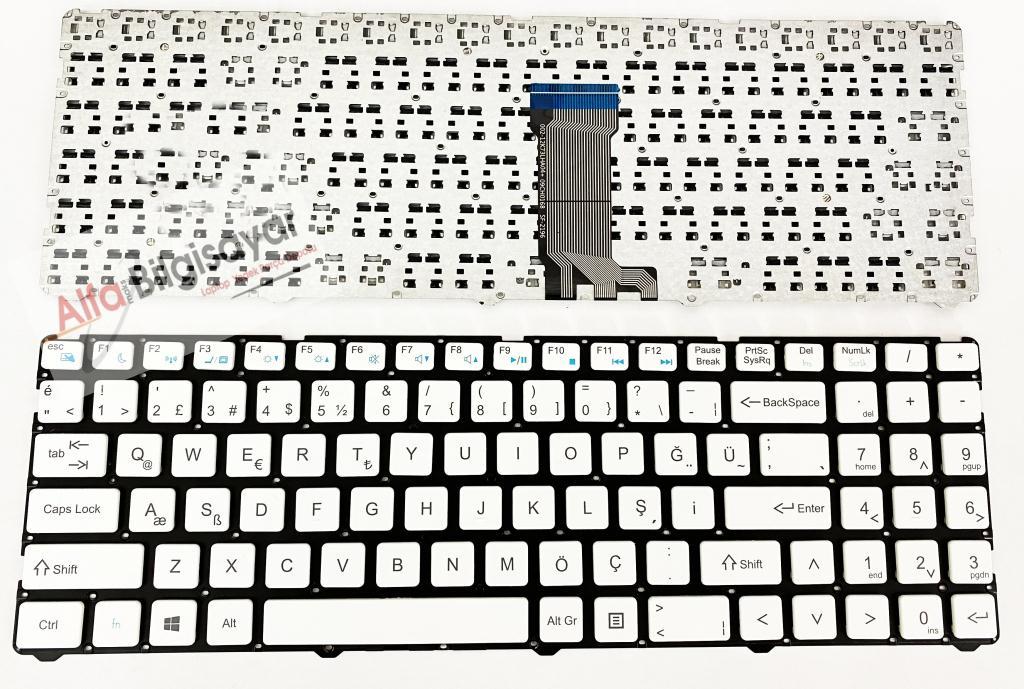 Casper Nirvana C600.7100-4L00X-S-F Beyaz Renk Q Klavye TuşTakımı