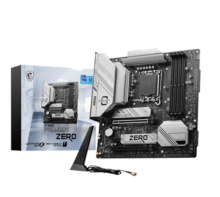 MSI B760M PROJECT ZERO DDR5 7800MHZ MATX 1700p