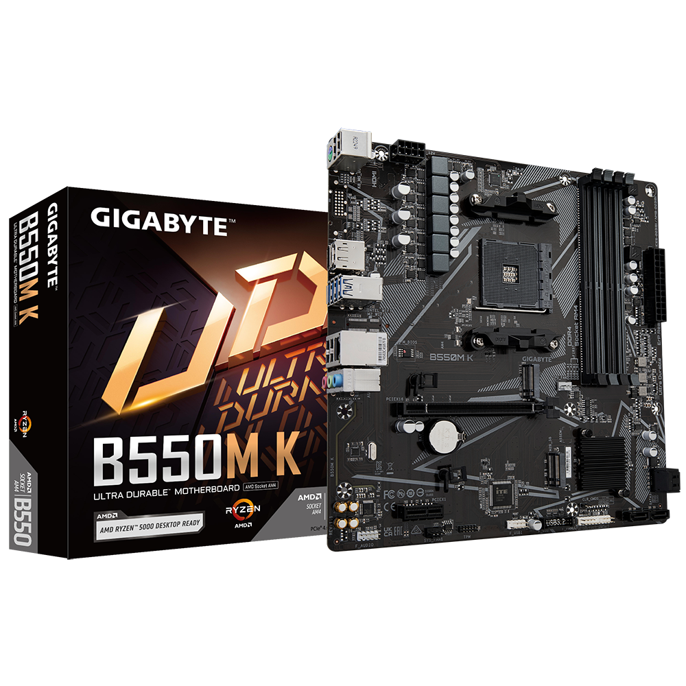 Gigabyte B550M K AM4 DDR4 mATX Anakart