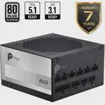 MSI PRO A1000PL PCIE5 1000W Güç Kaynağı