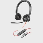 Poly Blackwire 3320 Mikrofonlu Stereo Kulaklık